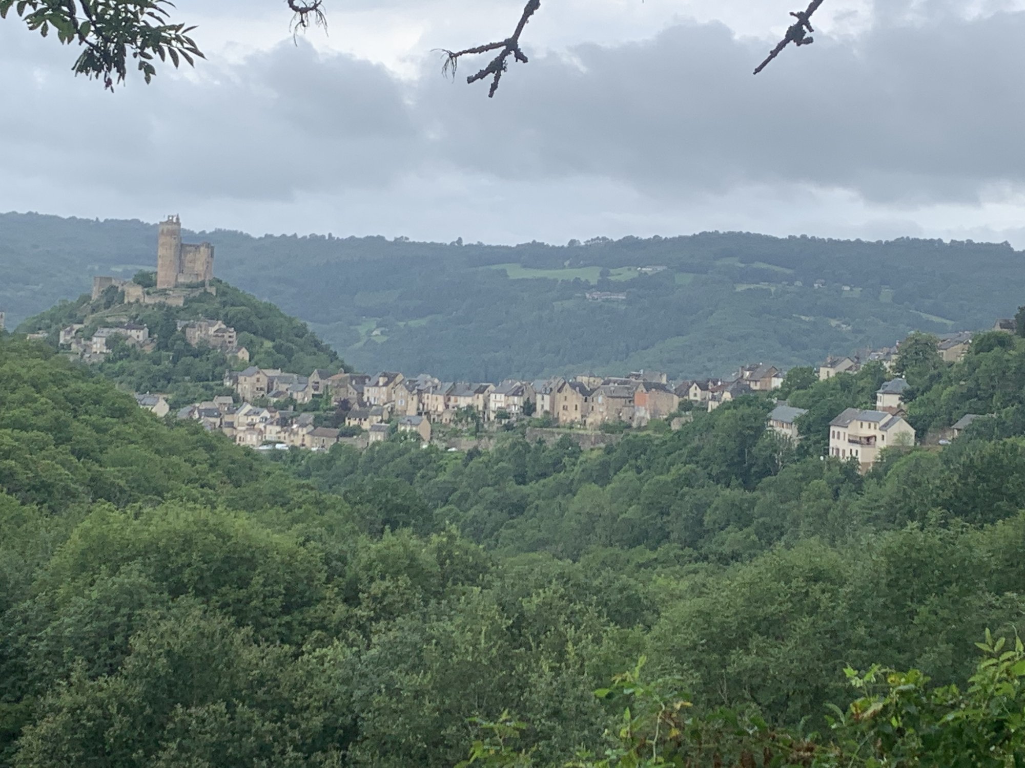 Najac seen from the valley