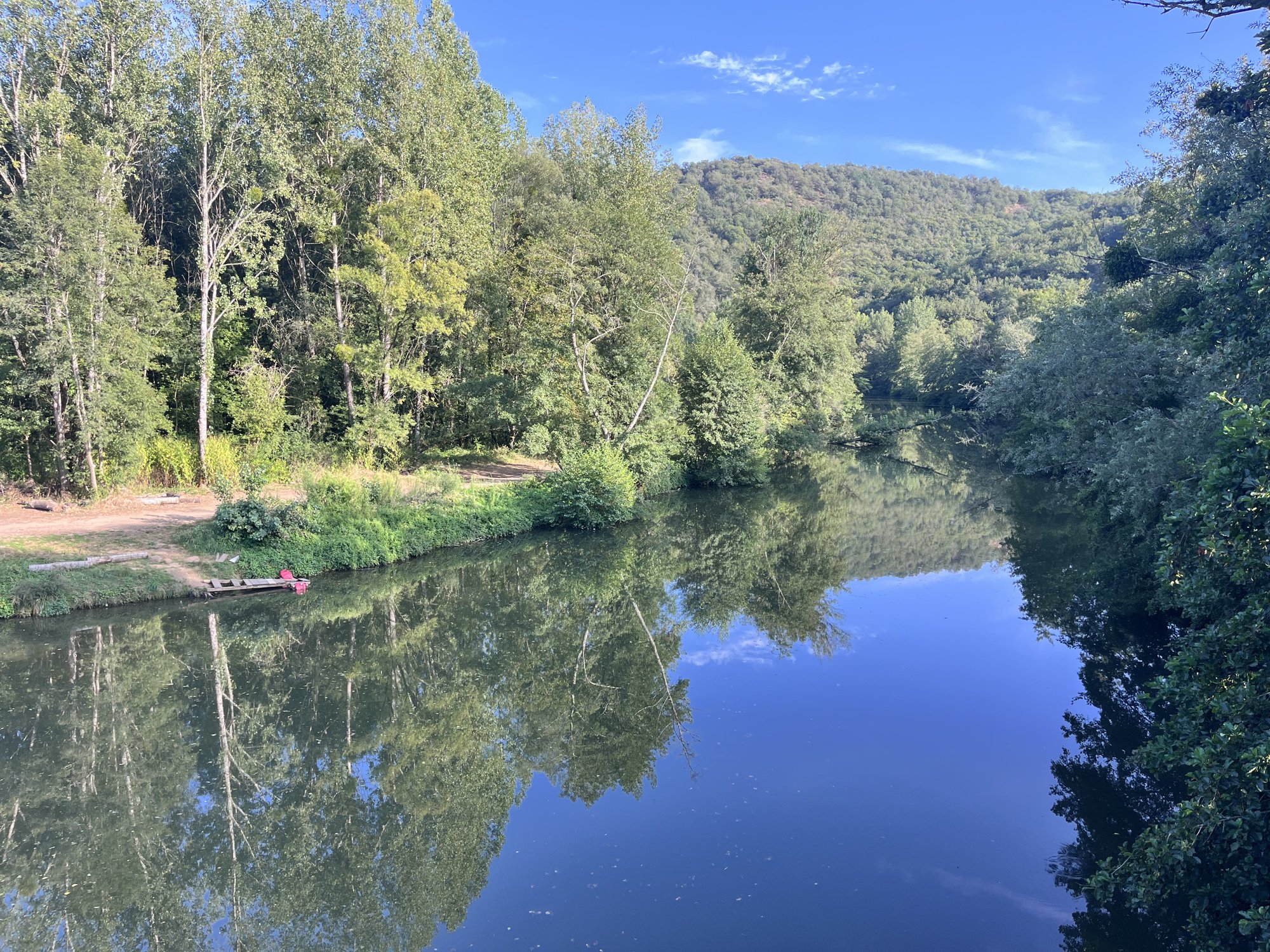 The Aveyron river